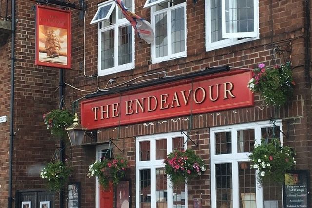 The exterior of The Endeavour Pub, Whitby