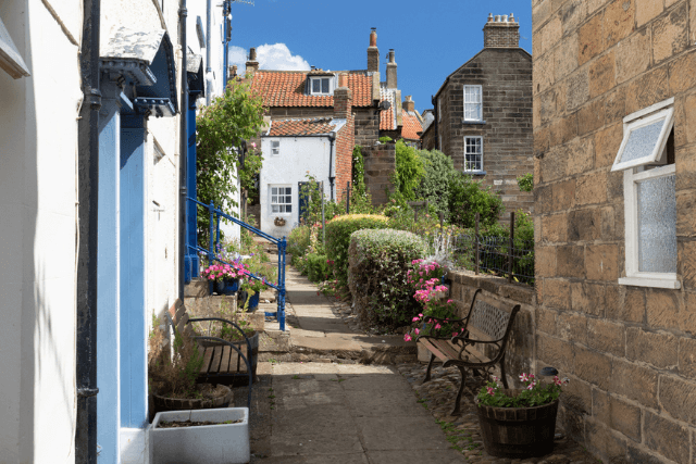 Alleyways of Robin Hood's Bay Town