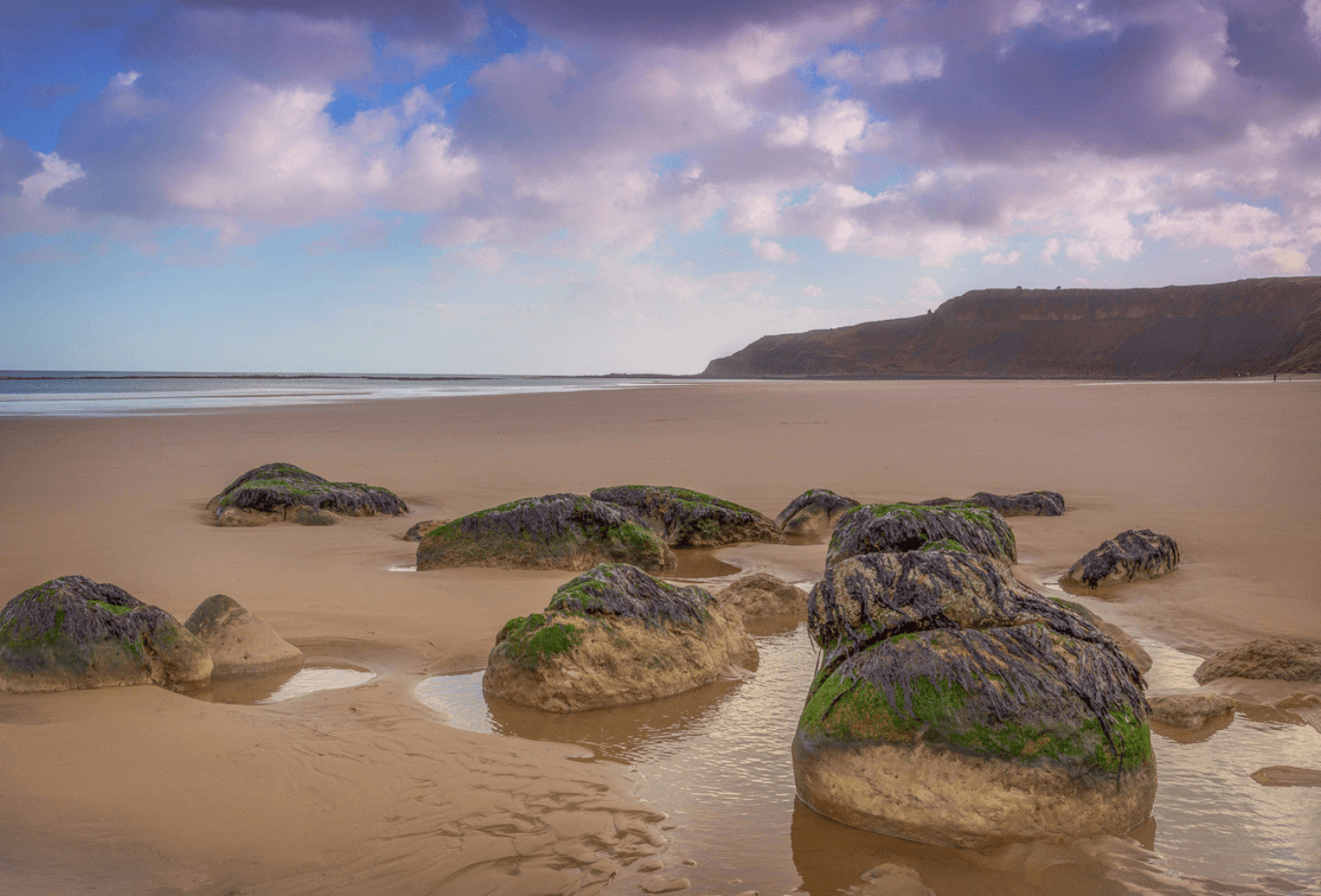 Filey beach