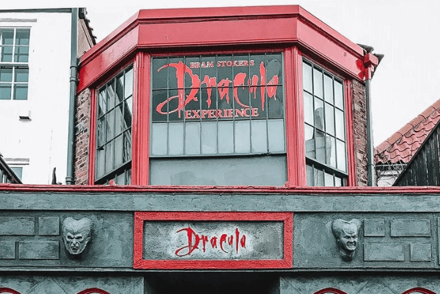 Front of the Dracula Experience in Whitby