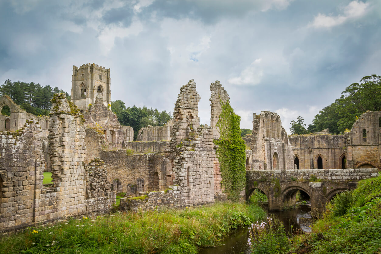 Fountains Abbey in Yorkshire