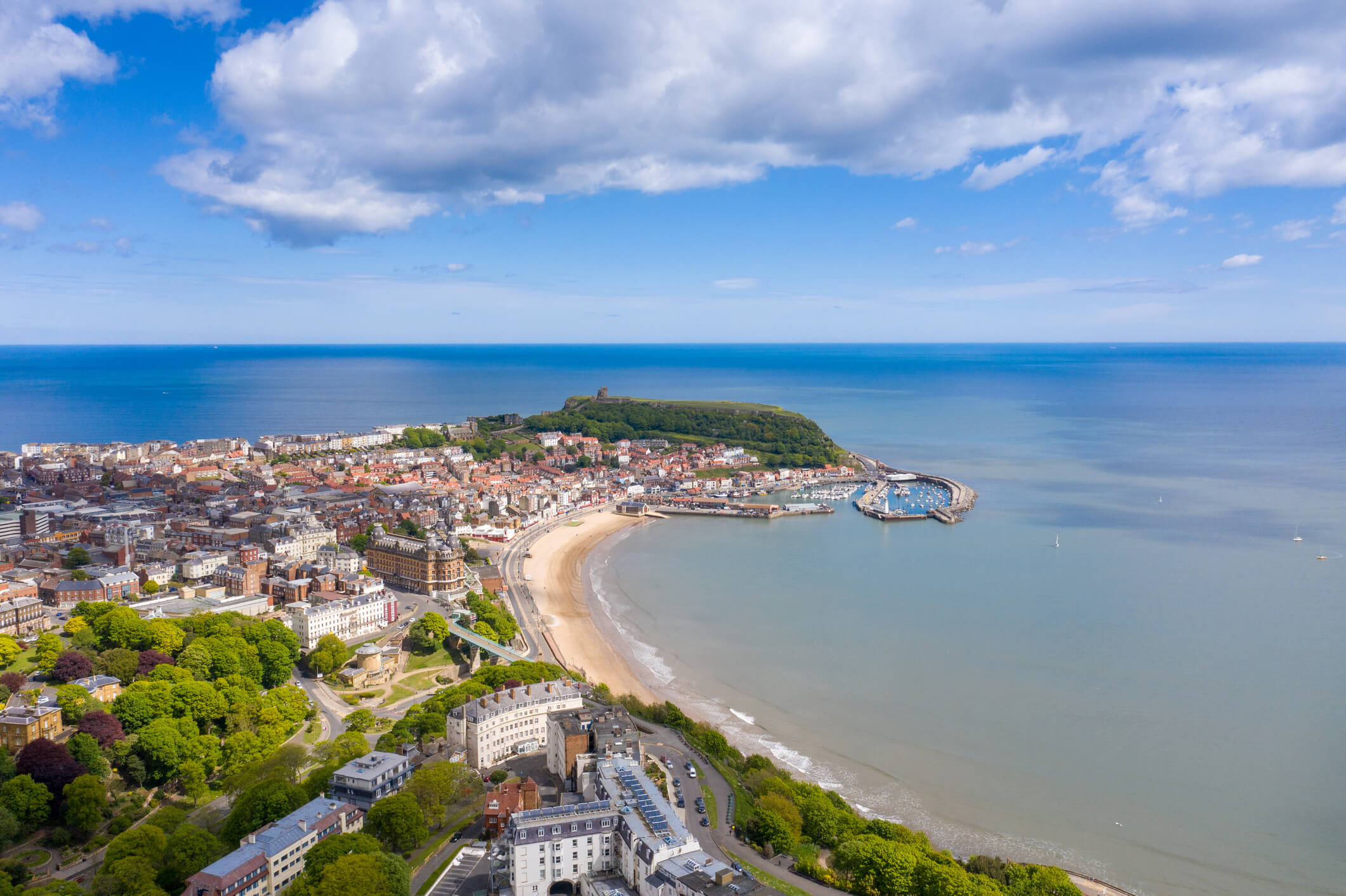 Scarborough Beach and blue skies