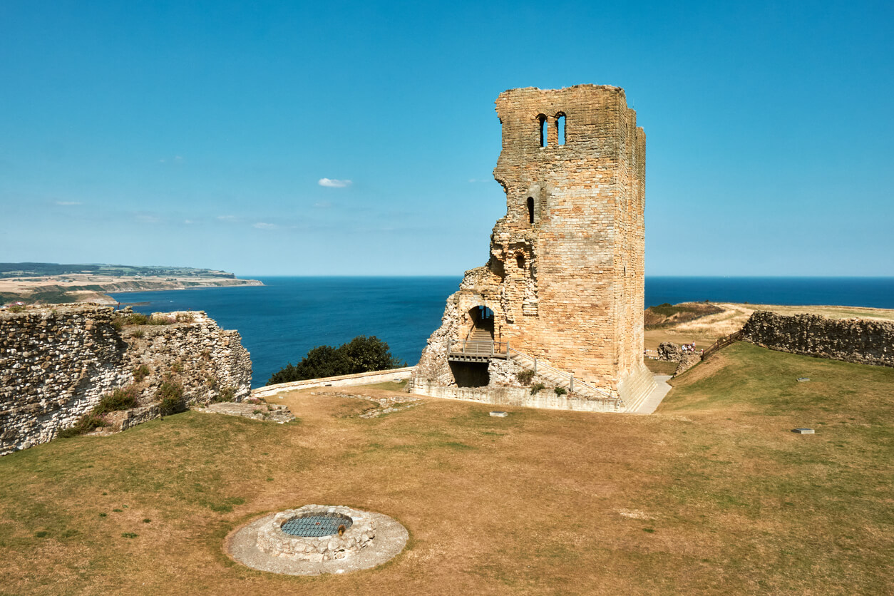 The ruins of Scarborough Castle