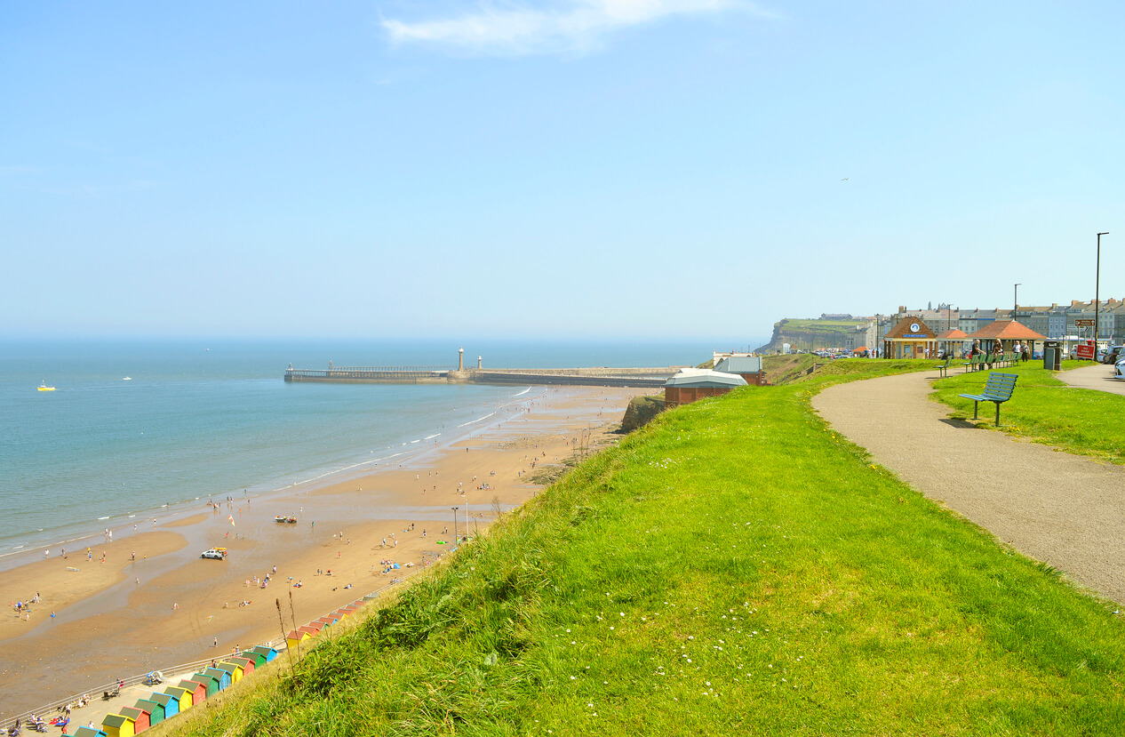 West Cliff Beach near Whitby