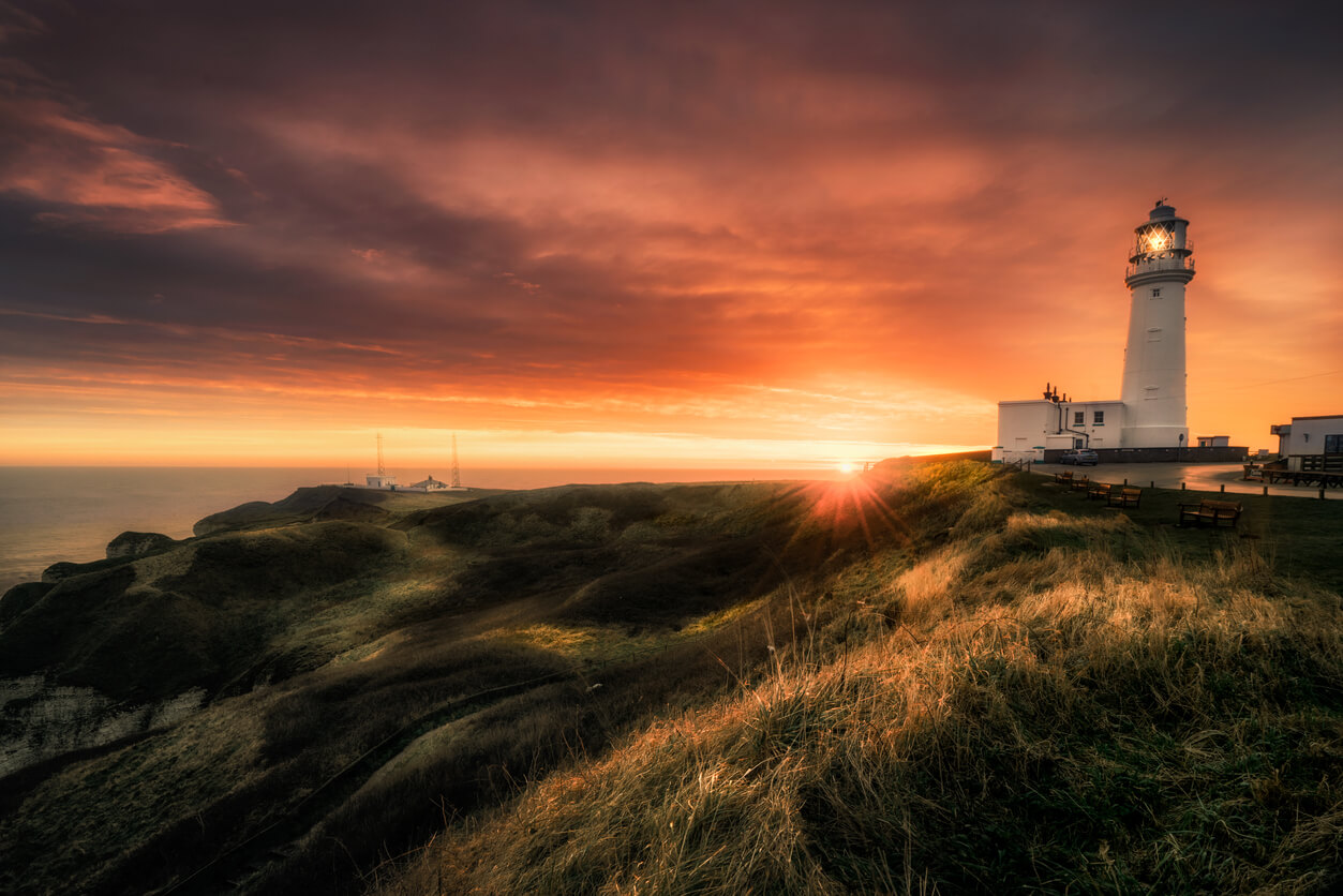 Flamborough Lighthouse at Sunset