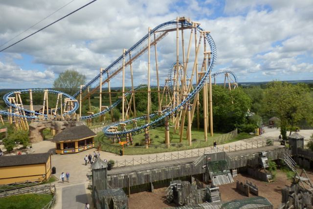 Rollercoaster at Flamingo Land.