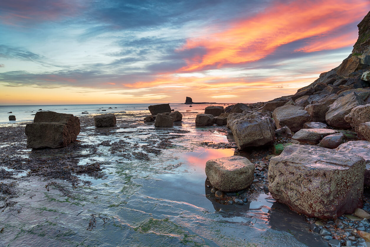 Saltwick Bay, North Yorkshire.