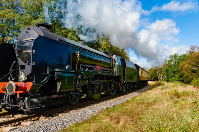 A vintage steam train - North Yorkshire Moors Railway