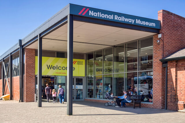An External Shot of the National Railway Museum in Yorkshire