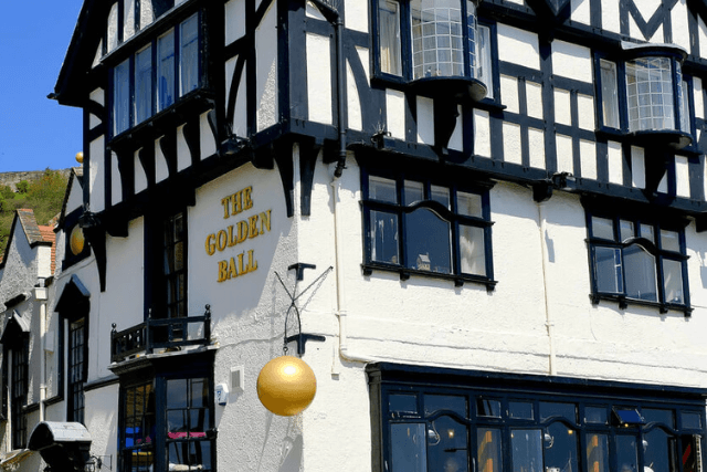 The Golden Ball in Scarborough.